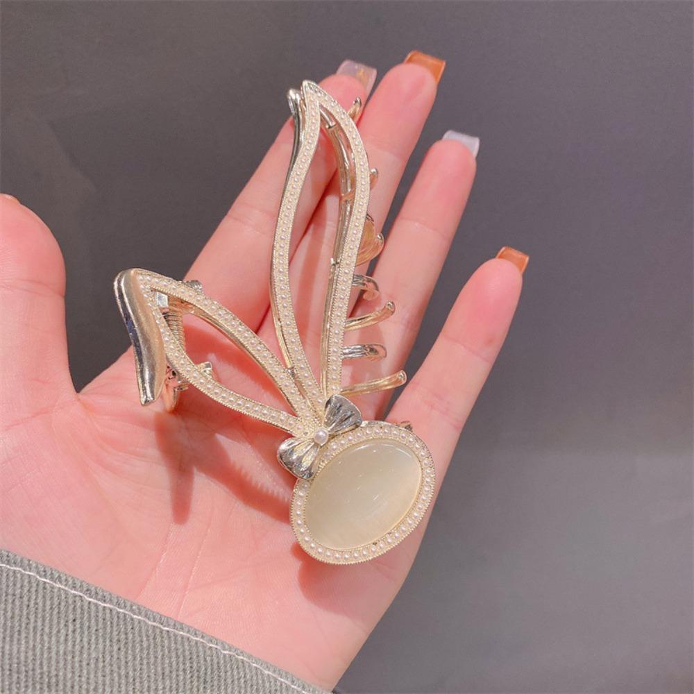 Pearl Korean Hair Accessories Hair Crab Clip Rabbit Shark Clip Female Hair Claw Girl's Headwear