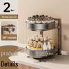 Rotating Double-Layer Kitchen Seasoning Rack