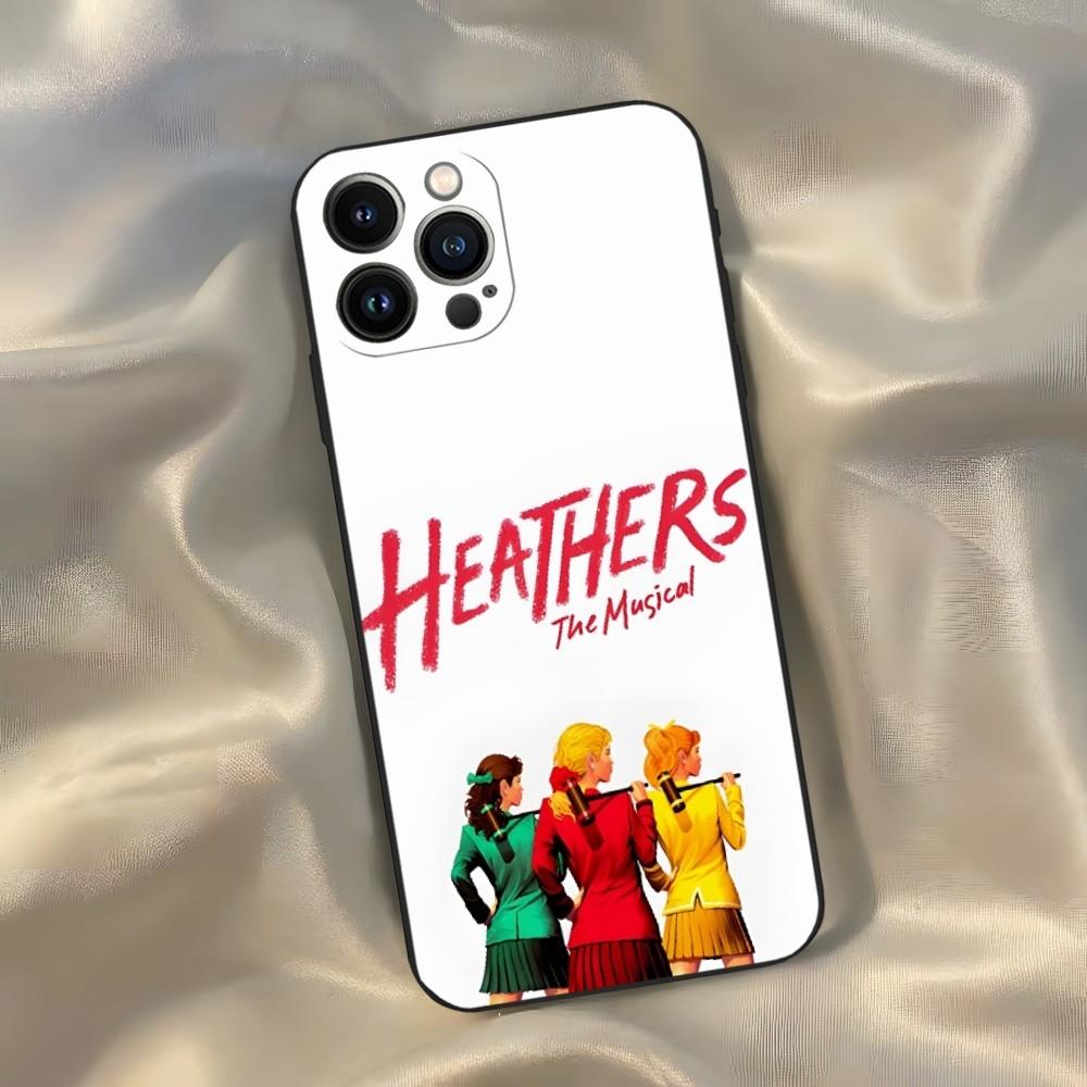 Heathers The Musical Phone Case for Iphone 15 14 13 12 11 Pro Max Xr X Xs Mini 8 Plus SE 2022 Black Soft Silicone Cover