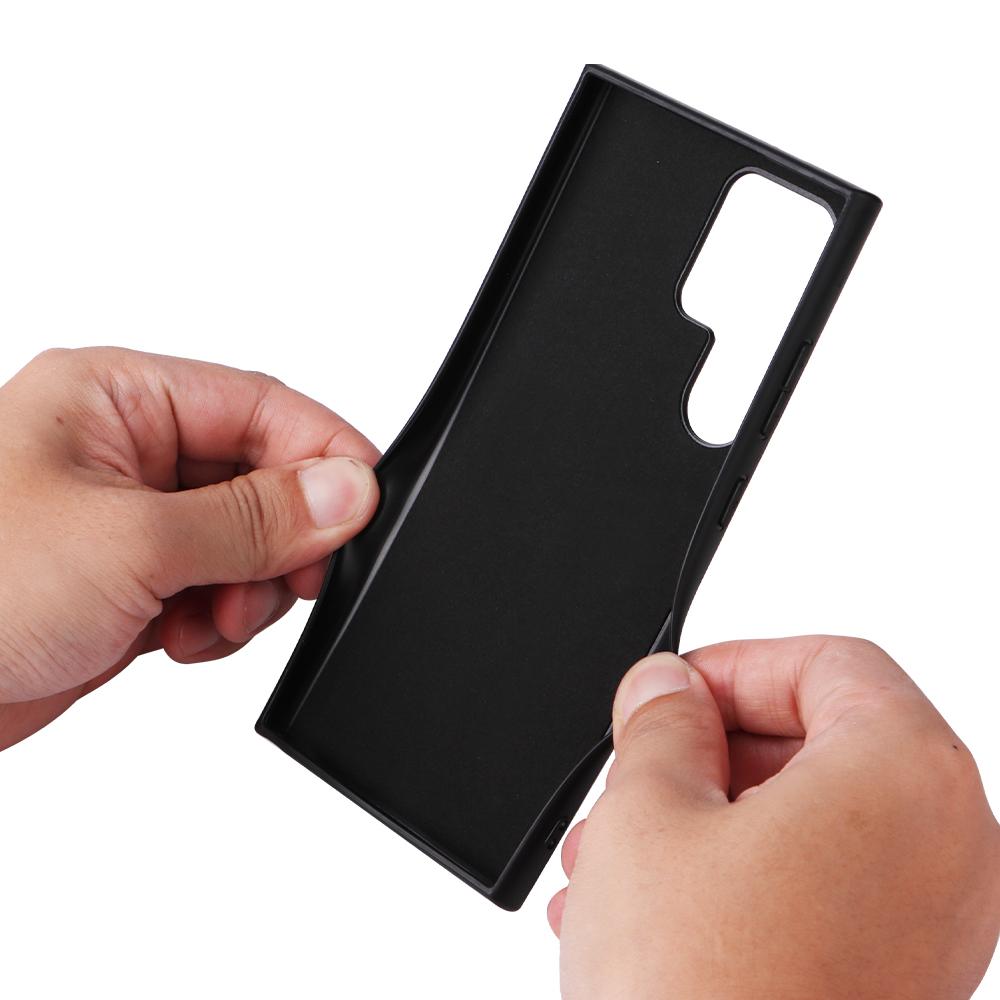 For Samsung Galaxy S25 Ultra Case PU Leather +TPU+PC Phone Back Cover