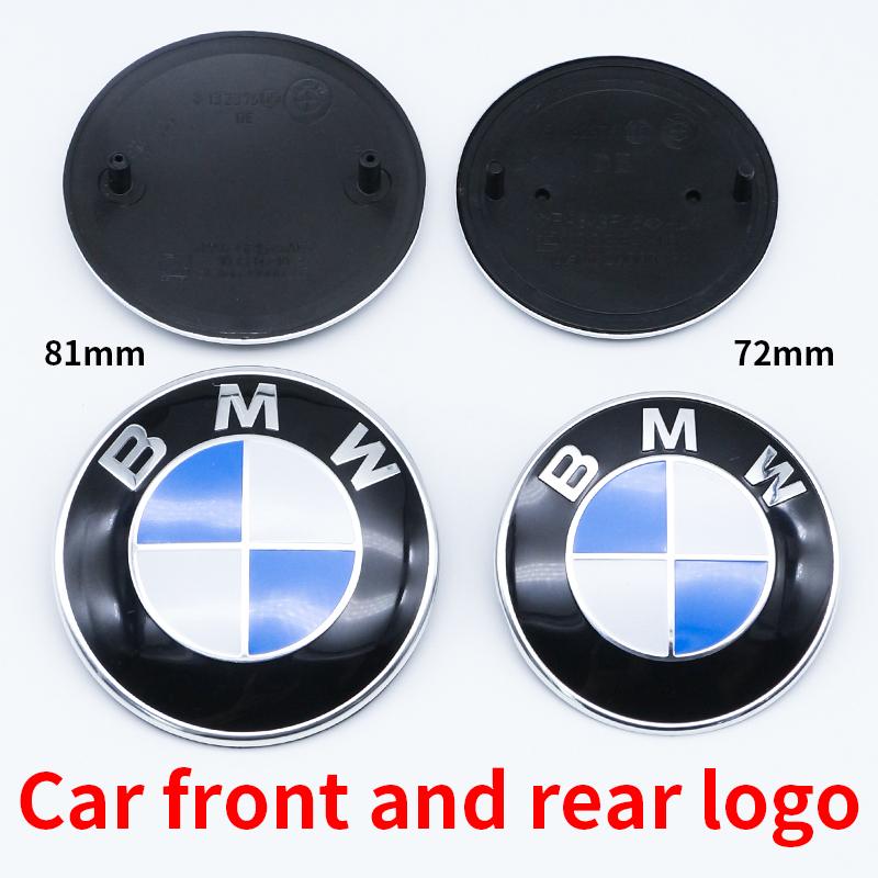BBKD8 7PCS BMW Car Hood Front Rear Trunk Emblem Classic Blue White Badge For BMW E93 E87 G01 G20 X3 X5 F30 F20 E36 E46 E53 E90