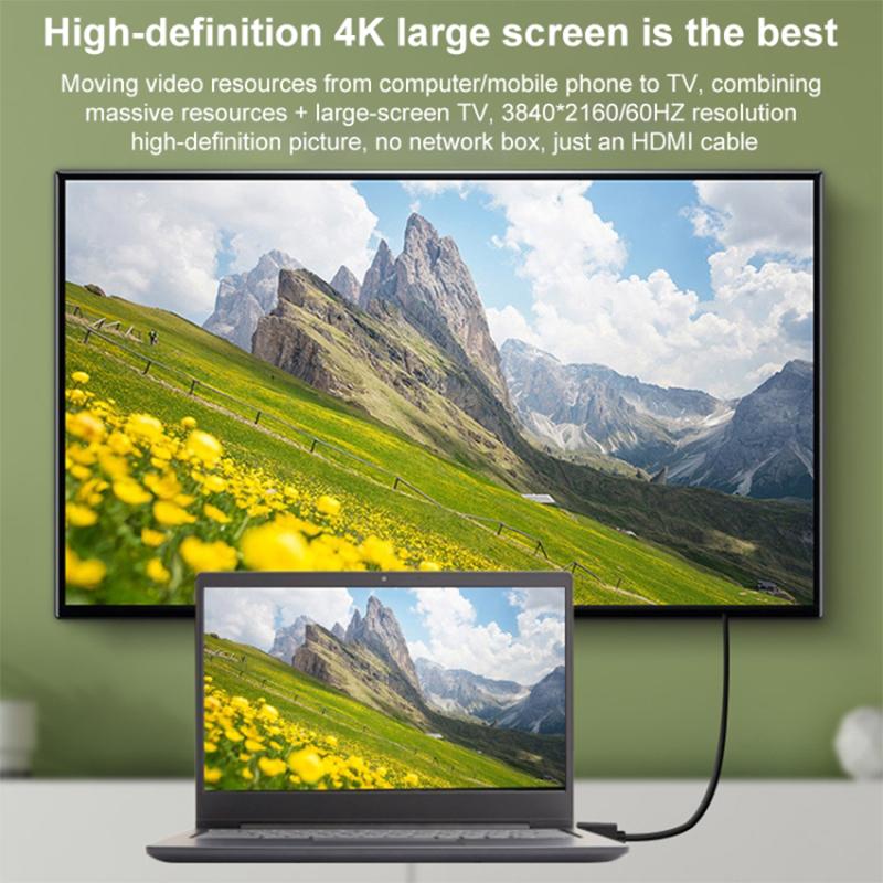 0.5m HDMI Male to Mini HDMI Male Cable 4K HD Video TV Projector Connection Cord