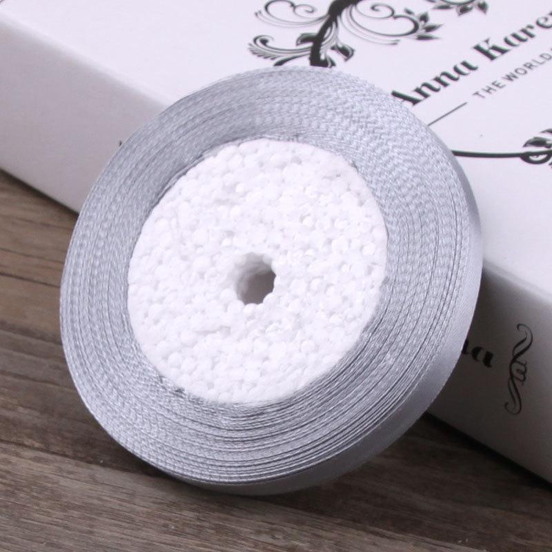 Panglică împletită din satin auriu de 1 cm, bandă de pânză de mătase de 10 mm pentru ambalaje de Crăciun și împachetarea cadourilor