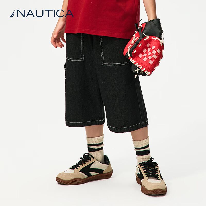 Nautica Kids  Unisex Cropped Denim Shorts XL