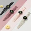 20mm Straps For Samsung Galaxy Watch 6/7/5/4/classic/5 pro 44mm 40mm Silicone Engraved correa Bracelet HUAWEI GT 2e 3 4 5 Band