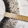 European & American Style Khaki Gold Polka Dot Double-Layer Lace for DIY Clothing & Sewing Accessories
