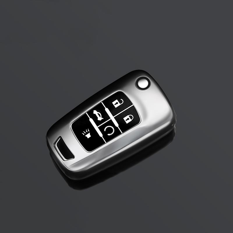 2/3/4/5 BTN Soft TPU Car Key Case Fob For Buick/Opel For Chevrolet Cruze Epica Lova Camaro Impala Aveo Malibu Sail