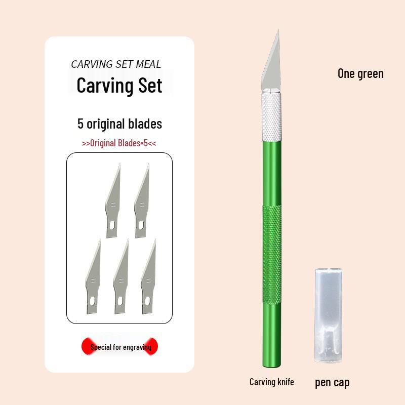 Aluminum Alloy Carving Knife Set for Model Making & Mobile Film