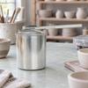 GlazeBlowing Pot Detachable Stainless Steel Glaze with Spout Silver Pottery Tool for Potters,