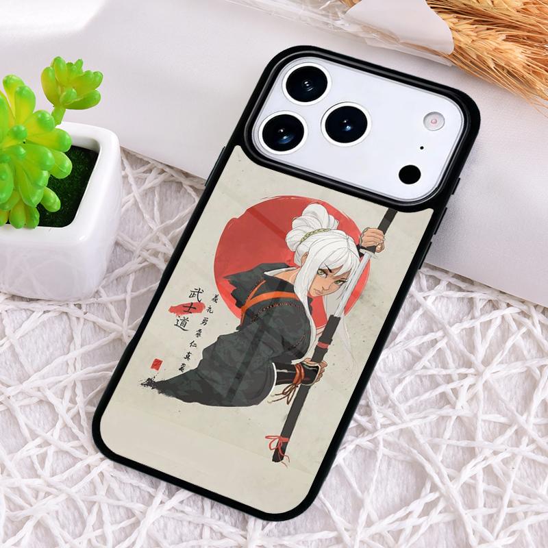 Bushido und Japanische Sonne Handyhülle für iPhone 17 Air 16 15 11 12 14 13 Pro Max Stoßfeste Hülle