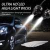 2PCS Car Angel Wings Light Welcome Lights  Led Car Laser Lamp White Decoration Ambient Lamps Auto Accessories