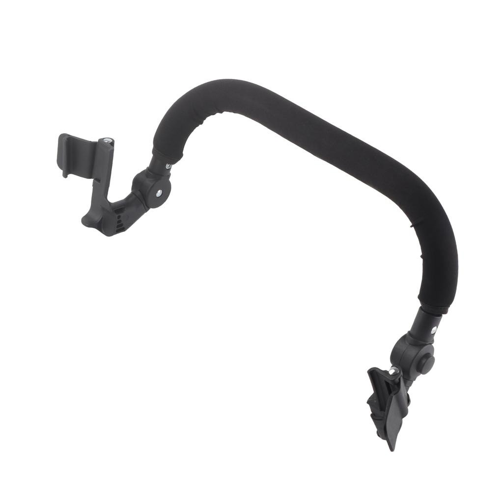 Baby Stroller Bumper Bar Universal Adjustable Angle Stroller Armrest Comfortable Silicone Stroller