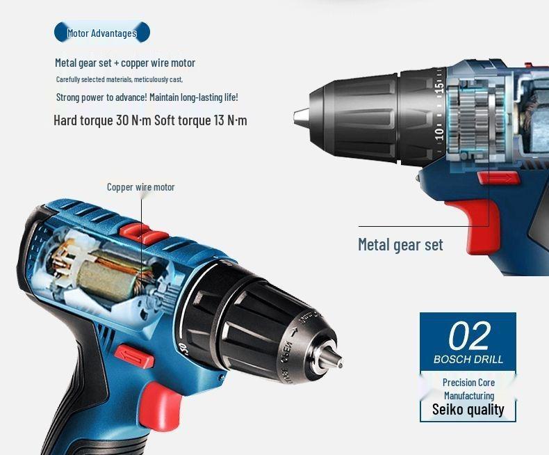 Bosch 12V Cordless Drill & Electric Screwdriver GSR120-LI