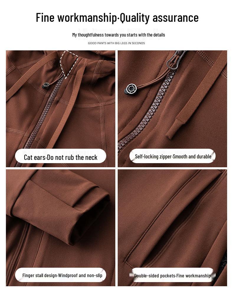 Damen 2024 Tanz-Fitness-Set: Sportjacke, Yoga-Weste & Micro Flare Hose