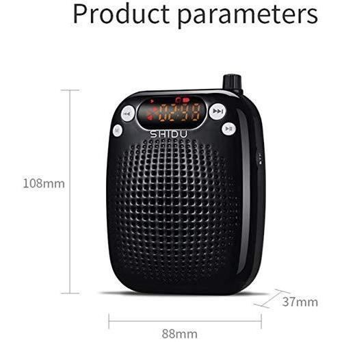 Amplificateur voix portable avec microphone casque 10W Batterie rechargeable 2000mAh Syst eme de sonorisation amplificateur de voix