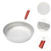 Aluminum Deep Frying Pan with Heat Resistant Handle for Cooking