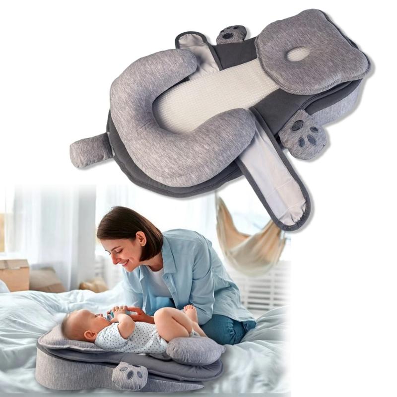 Neugeborene Anti-Reflux Stillkissen Sicheres Stützkissen Abnehmbar Für Kinderbetten Kinderwagen oder Bettgebrauch mit Kissen