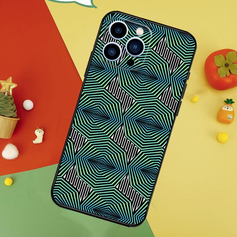 African Wax Pattern Fabric Phone Case For iPhone 17 Pro Max 16 15 13 12 11 14 Pro Max Plus 12 13 Mini 16e 17 Air Cover