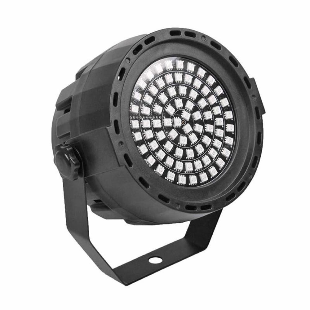

12W 78 LED Par Lights for Stage RGB LED DMX Controlled Sound Activated Remote for Wedding,Party,KTV EU Plug