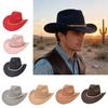 Cappelli da Cowboy Occidentali Classici Stile Unisex Elegante Per Attività All'Aperto e Abbigliamento Casual Fibra di Poliestere