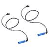 2Pcs ABS Sensor Anti-lock Brake System Wheel Speed Sensor Rear Left/Right Wheels Compatible for 3er E46 Coupe Touring 330 R171