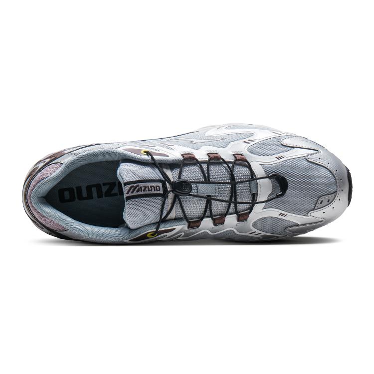 Mizuno Y2K Retro Trend Functional Slip-Resistant Durable Support Low-Top Casual Running Shoes Unisex Sneaker Silver Gray D1GH231811