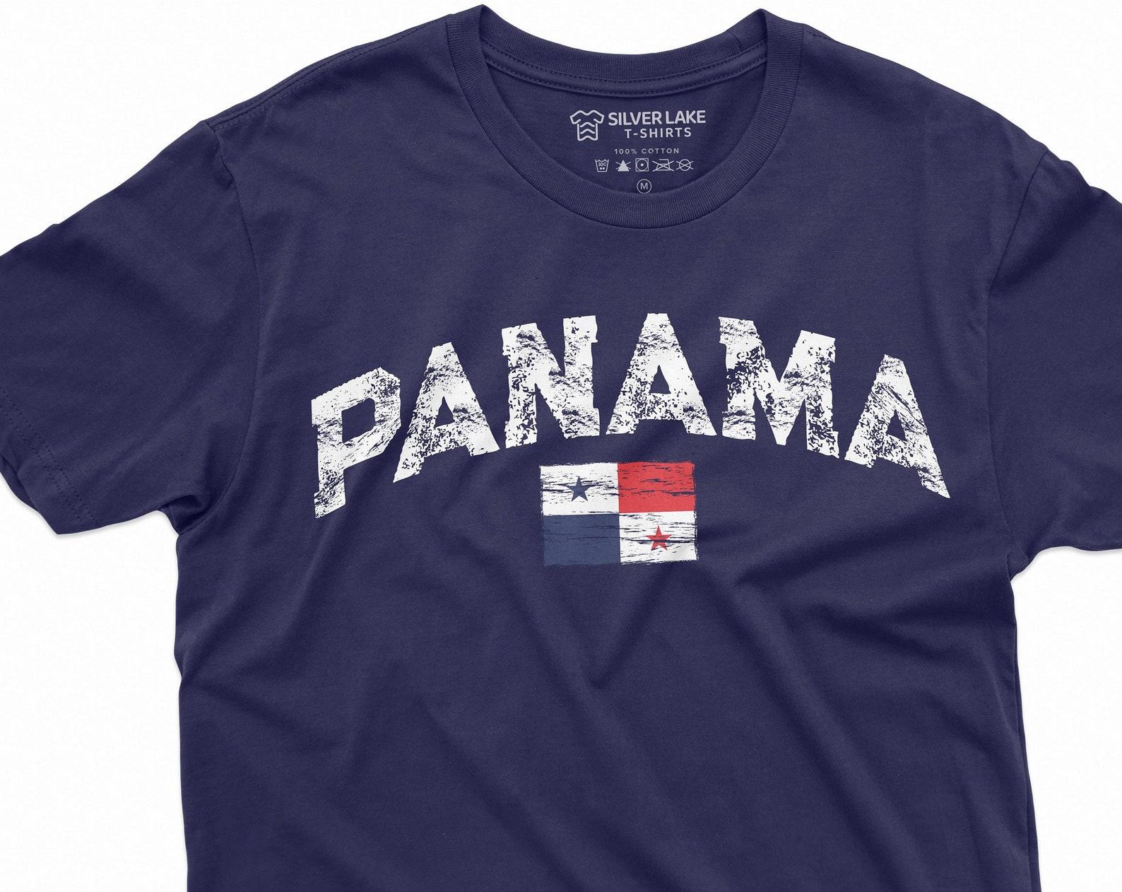 Panama T-shirt Panamá Flag Coat of Arms Tee Shirt Nation Patriotic Tee Mens Womens Panama shirt 2XL