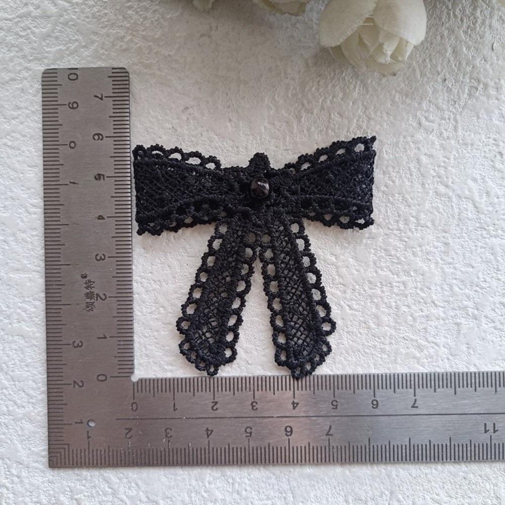 Bowknot Lace Applique Trim Handmade DIY Lace Fabric for Bags Hair Clips Hair Decor
