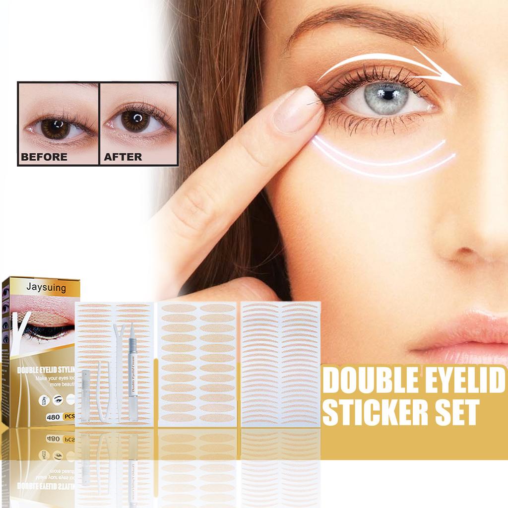 jaysuing invisible natural double eyelid stickers long lasting eye beauty stickers