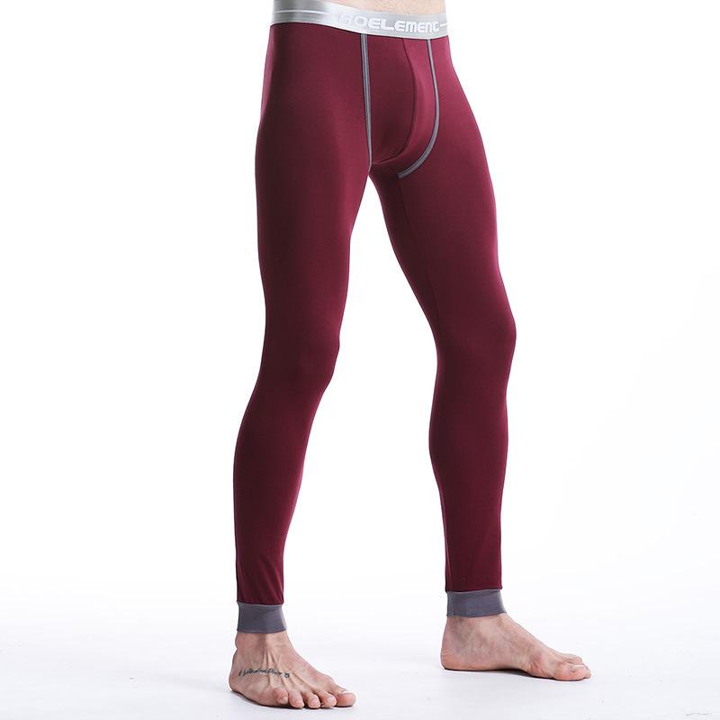 

Мужские приталенные брюки из хлопка и шерсти - Теплые, легкие, цельные осенне-зимние леггинсы XXXL малиновый