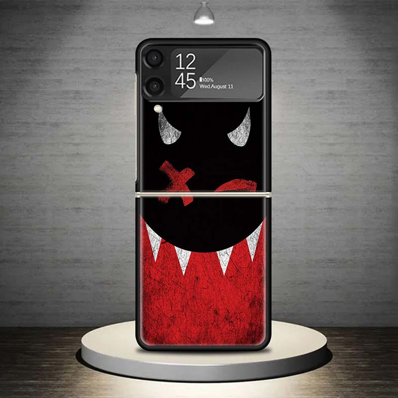 Devil Bad Boy Anime Phone Case For Samsung Galaxy Z Flip 7 6 5 4 3 5G Shockproof Cover Z Flip7 Flip6 ZFlip5 Flip3 Flip4 Luxury S