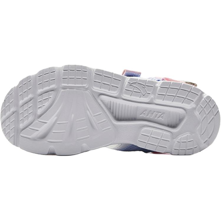 Anta Fashionable Comfortable Versatile Non-Slip Wear-Resistant Low-Top Kids Sandals Kids Sandals Anta-White Pearl-Pink Pool-Blue 322436904-1