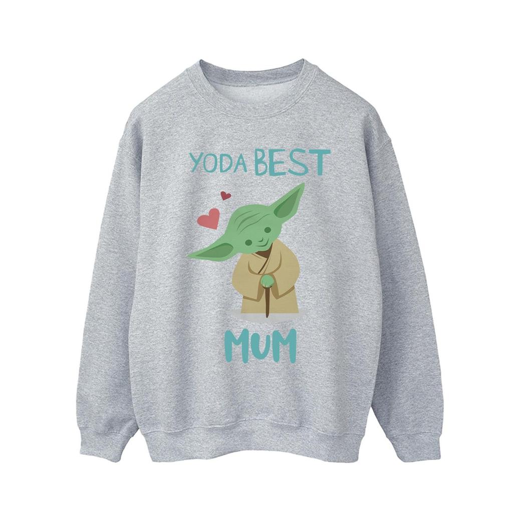 STAR WARS Mens Yoda Best Mum Sweatshirt