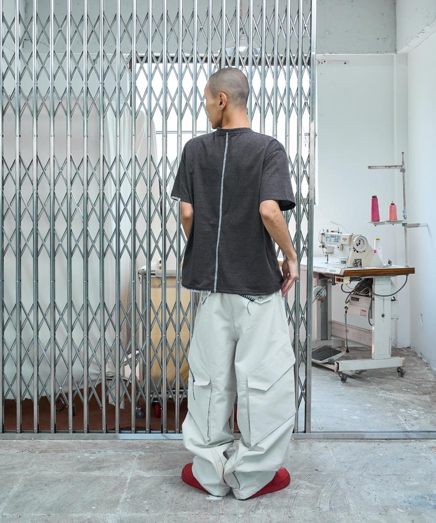 NOSCOULEURS Ul Cargo Pants 04 Light Gray