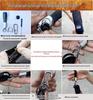 Genuine Cowhide Car Key Case for Jaguar XEL, XFL, XF, XE, F-Pace, XJ - Women's High-End Smart Model with Buckle.