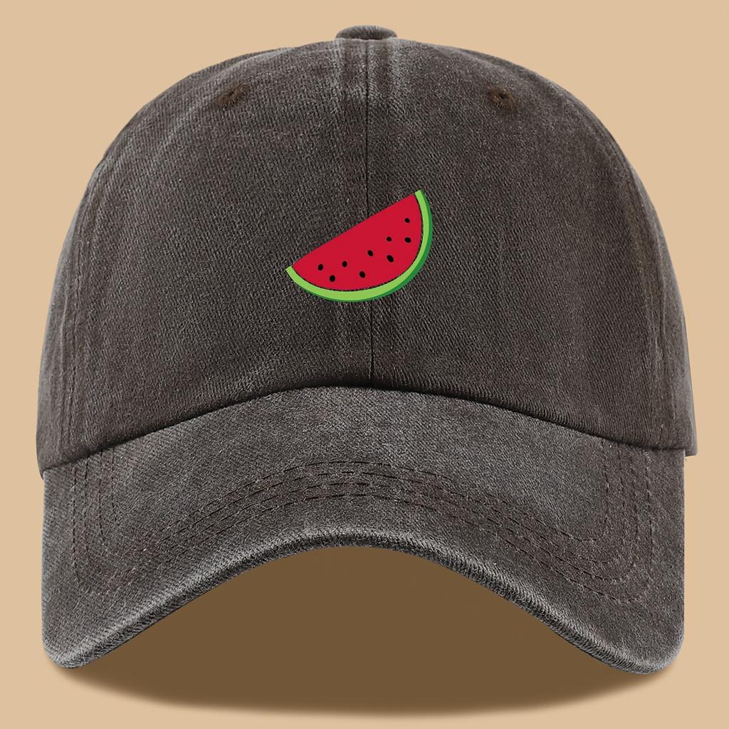 pc Watermelon Print Baseball Cap Adjustable Breathable Comfortable Sun Trucker Hat for Unisex Women Perfect for Holidays