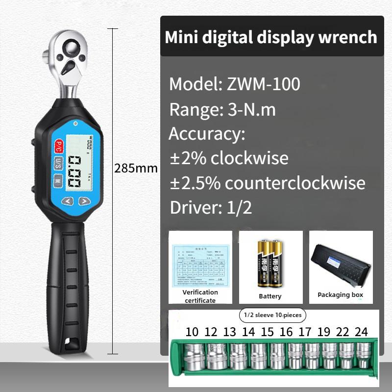 Cheie Dinamometrică Digitală Mini Portabilă pentru Strângerea Șuruburilor Cheie de Reparare Set de Scule pentru Întreținere Auto