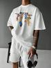 Disney Mickey and Friends Printed Tshirt Summer Men Women Oversized Fashionable Parentchild Top Loose Casual Streetwear Cute