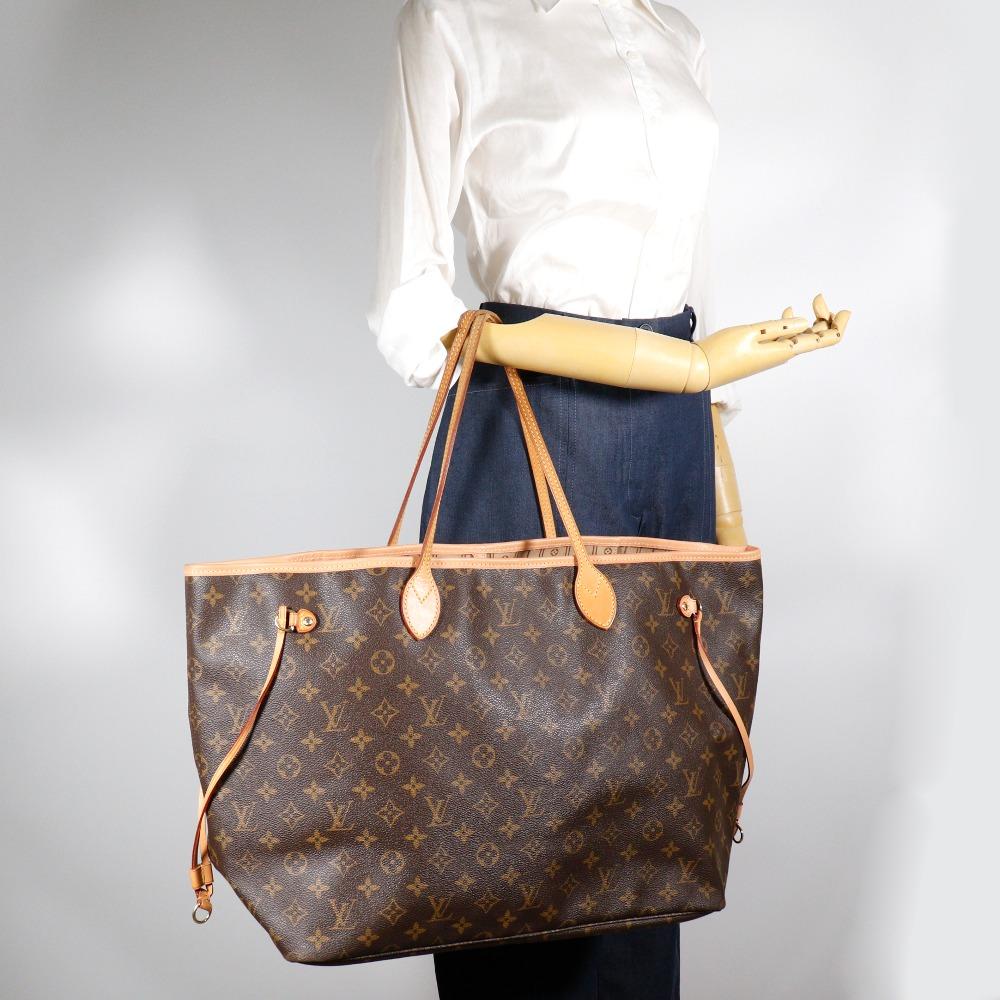 LOUIS VUITTON Neverfull GM Tote Bag M40157 Brown Monogram canvas Women Used
