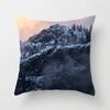 Landscape Water Reflection Mountain Fog Print Living Room Sofa Car Cushion Cover Luxury Home Decoration Pillow Cover