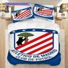 Strength Unity: Atlético Madrid Spirit Three-piece Set (1 * Duvet Cover + 2 * Pillowcase, Without Core) Duvet Cover and Pillowcase Bedding Set