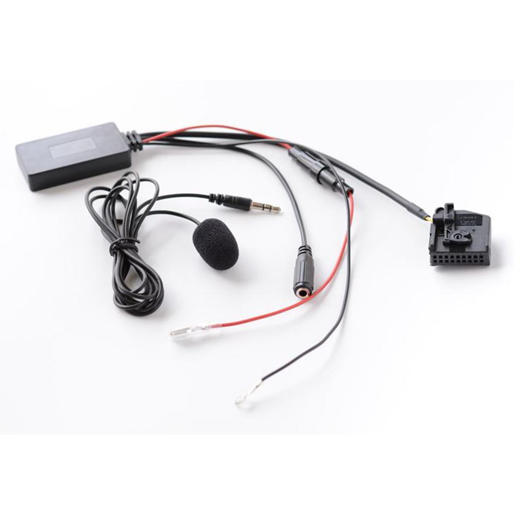 H5-Car Wireless Bluetooth Audio Adapter Handsfree MIC AUX Cable MFD2 RNS2 For 18Pin For Touareg Golf