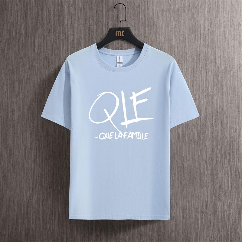 Man Cotton T Shirt Personnalise Chanteur Qlf Que La Famille Chanson Musique N007 Printed T-shirt Woman Vintage Shirts