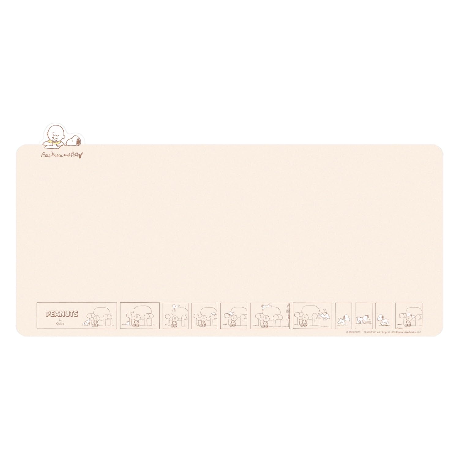 

Gourmandies Арахис Настольный коврик Снупи Чарли, Большой, и Коричневый, SNGG-37A