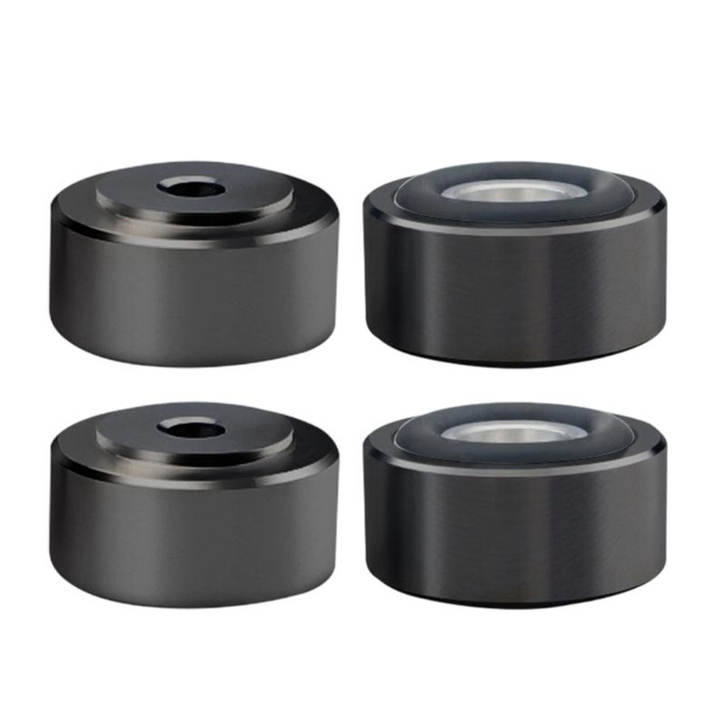 4Pcs HIFI Speaker Spikes Stand Feet Pad Aluminum Alloy Isolation Feet with Multiple Size for Various Sound Devices
