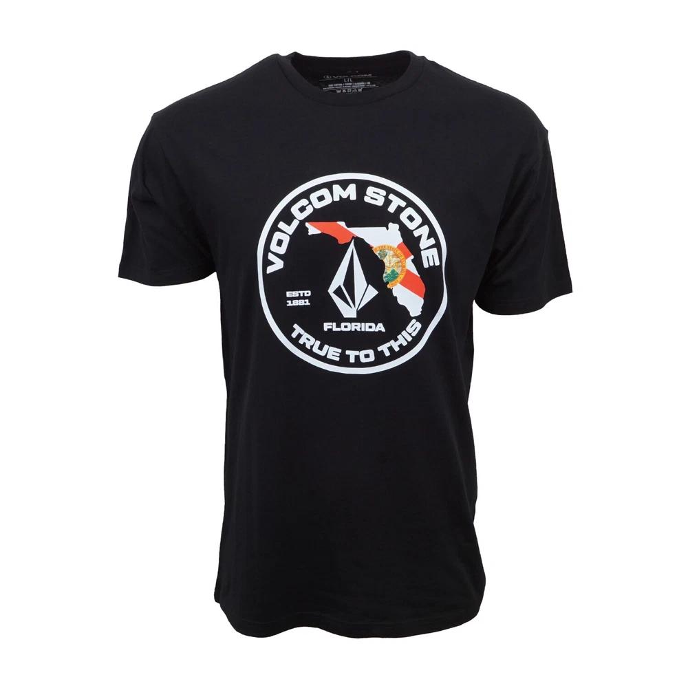 Volcoms Unisexs Premium Florida T Shirt New S
