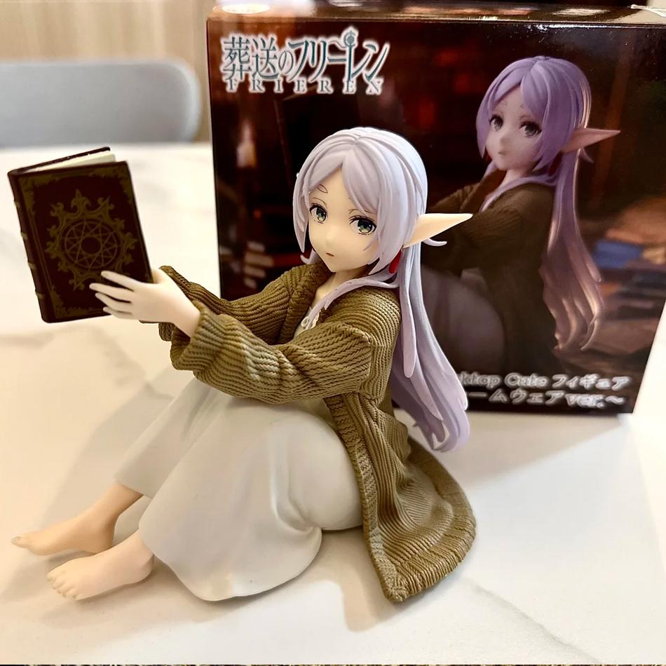 Original TAITO Schreibtisch Niedliche Frieren – Nach dem Ende der Reise Anime Figur Spielzeug PVC Modell Sammlung Frieren Lese Action Figur