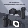 Bluetooth Single-Axis Camera Handle with Fill Light for Horizontal/Vertical Phone Photography & Selfies