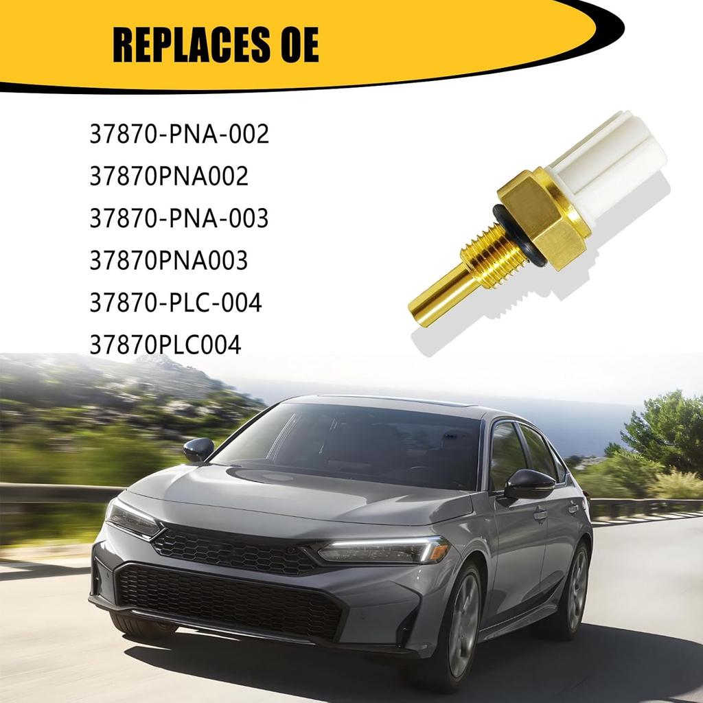 Engine Coolant Temperature Sensor Compatible with Honda Accord Civic Element CR-V Acur RL TSX TL MDX Coolant Temperature Sensor Replace#