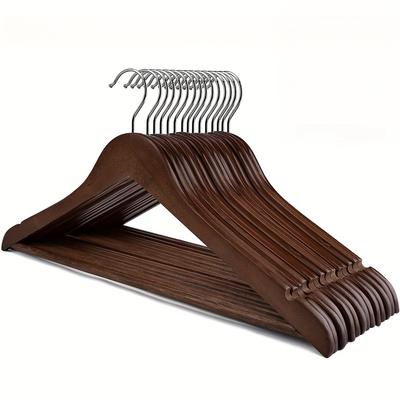 10pcs Clothes Hangers With Non-slip Design, Clothes Drying Racks, Sturdy Heavy Duty Coat Durable Hangers, Household Clothes Drying Storage